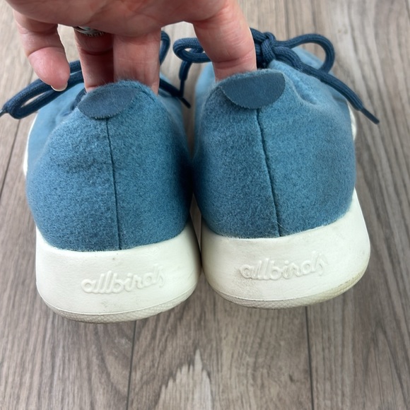 Allbirds Wool Runners blue mens 11 - Picture 6 of 9